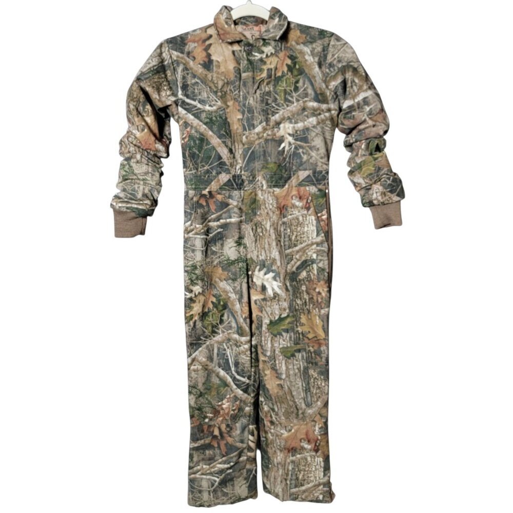 Redhead Youth Boys Camo Silent Hide Quilted Coverall Size 8 Hunting Outdoors